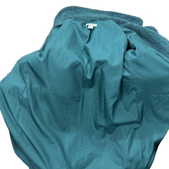 Like new Rachel Zoe Teddy Bear Jacket Emerald Green Size Medium - Picture 4 of 8